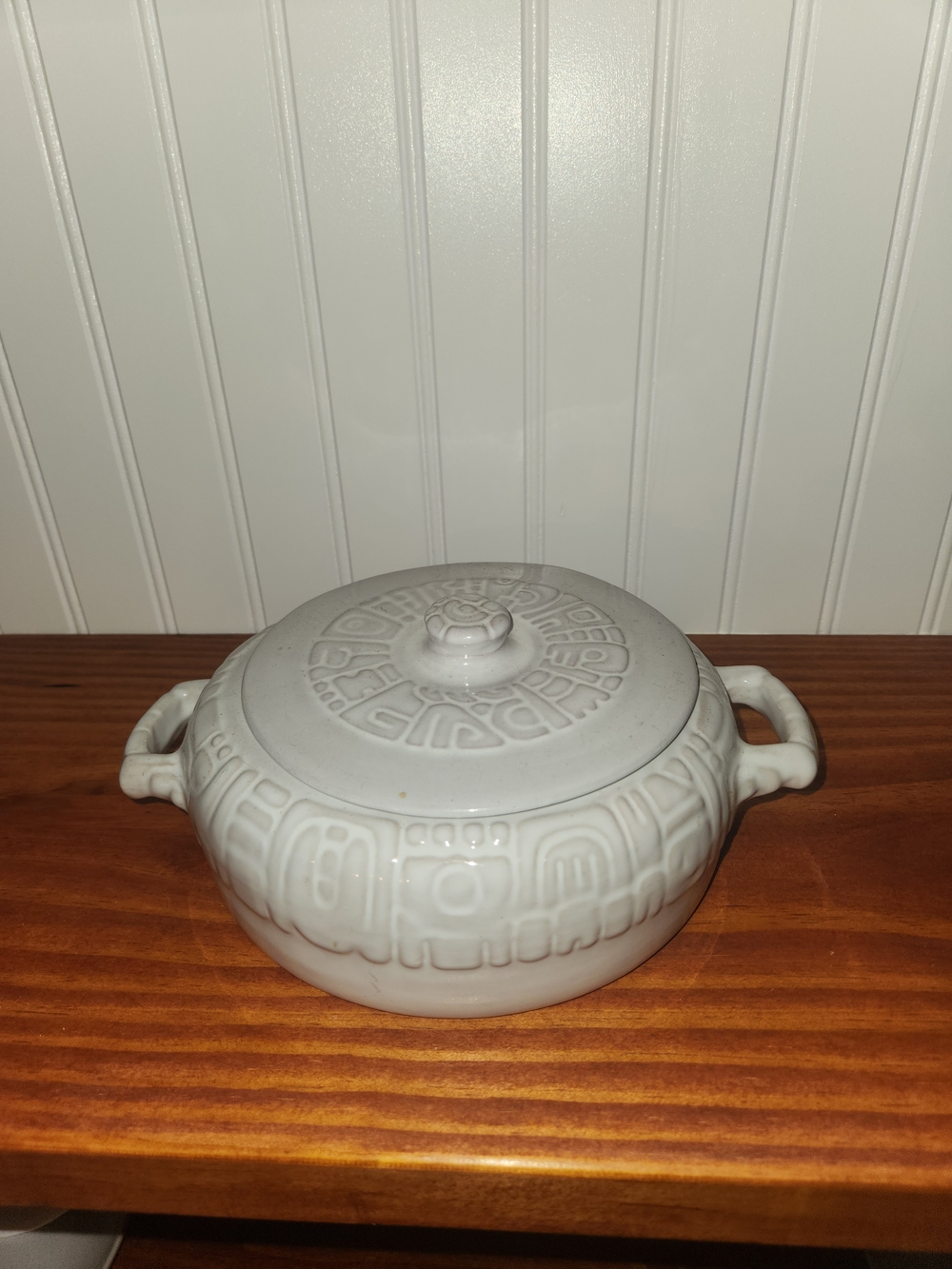 Frankoma Vintage Aztec Casserole